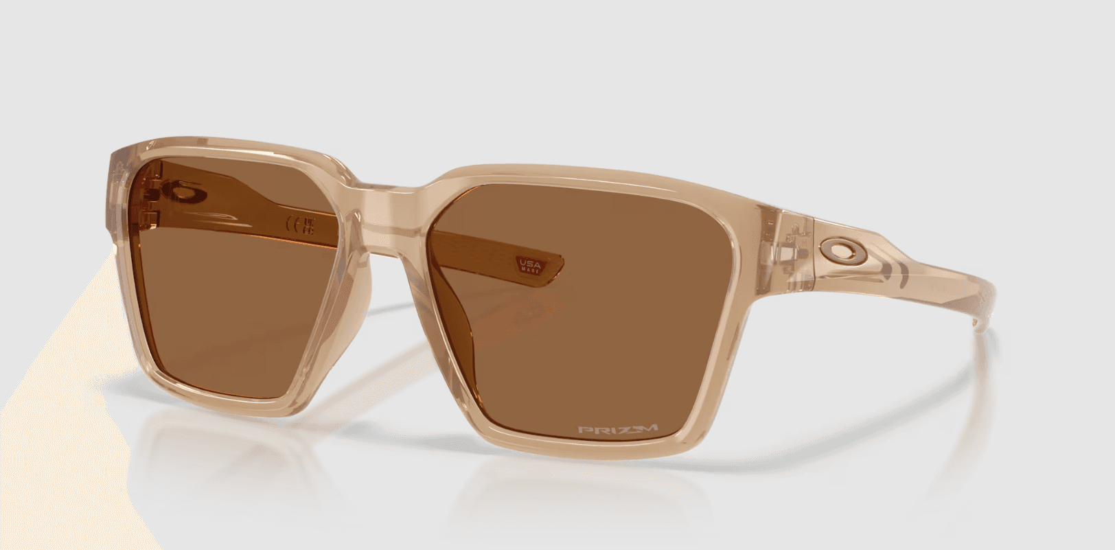 OAKLEY okulary przeciwsłoneczne z pokrowcem BRIZA Pol Sepia/Przm Bronze (one size)