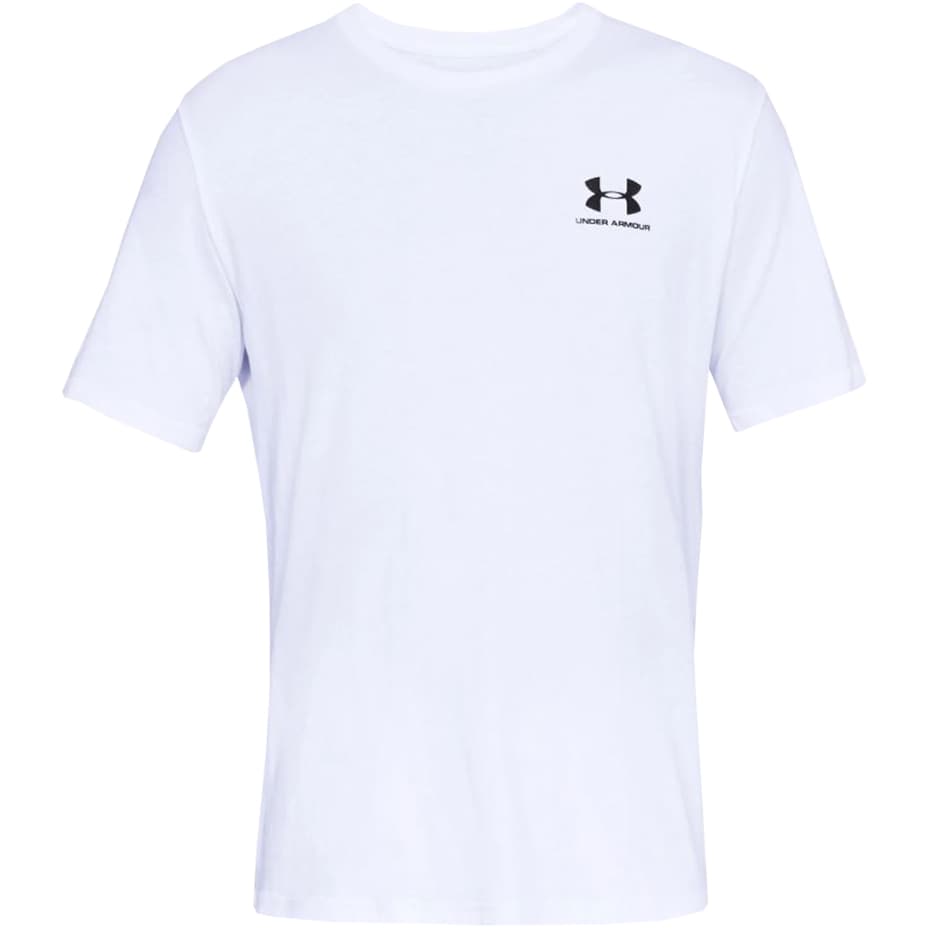 UNDER ARMOUR t-shirt męski koszulka treningowa SPORTSTYLE LEFT CHEST biała (XXL)