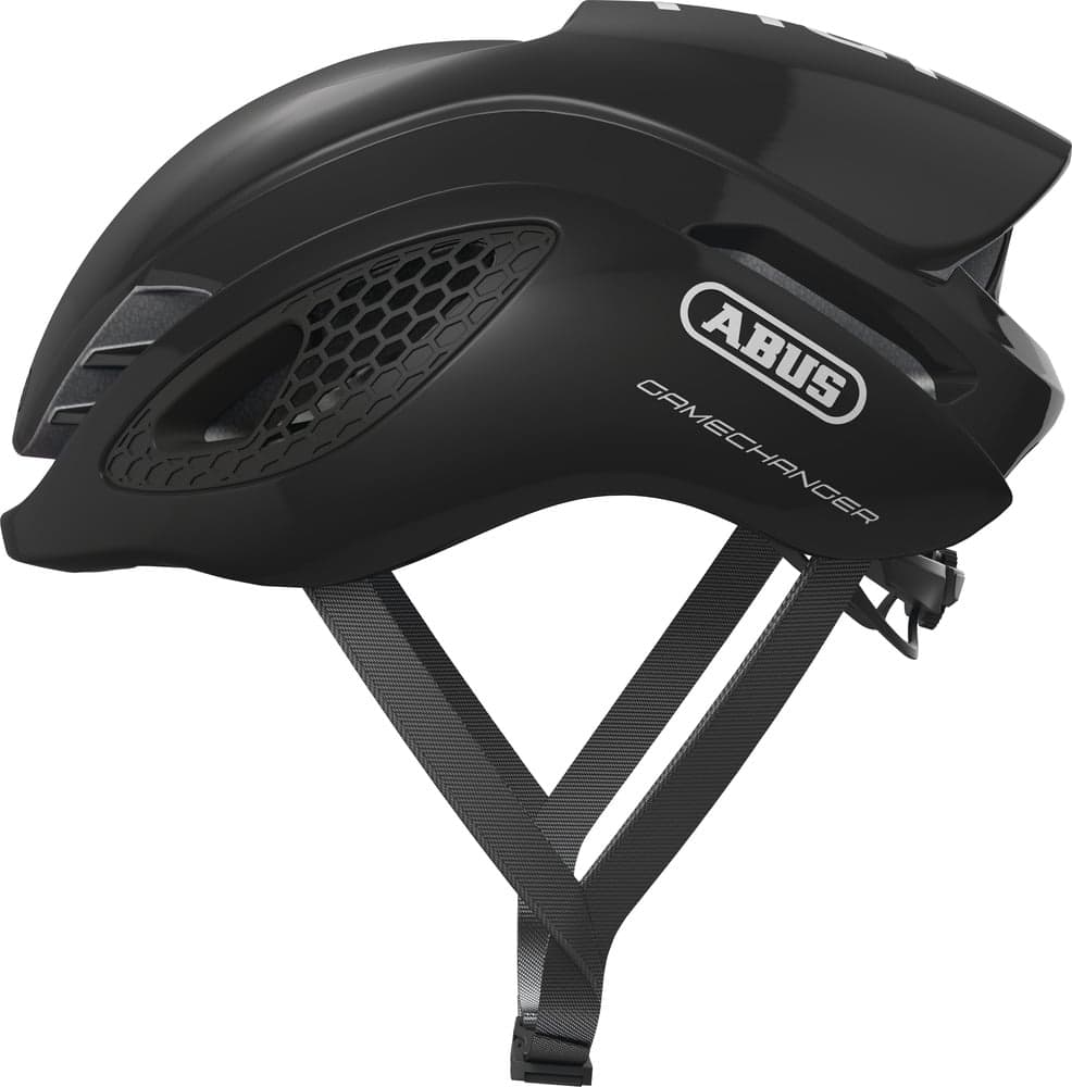 ABUS kask rowerowy GAMECHANGER shiny czarny (51-55)
