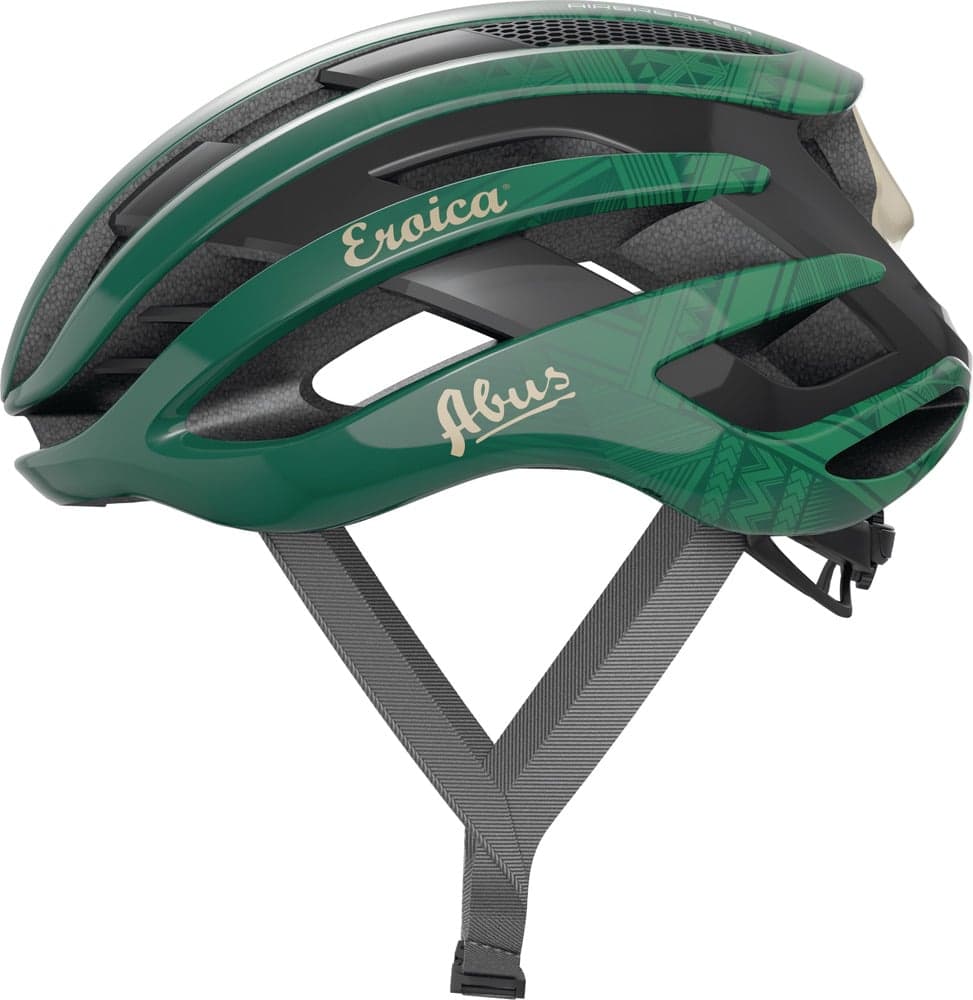 ABUS kask rowerowy AIRBREAKER EROICA zielony (51-55)
