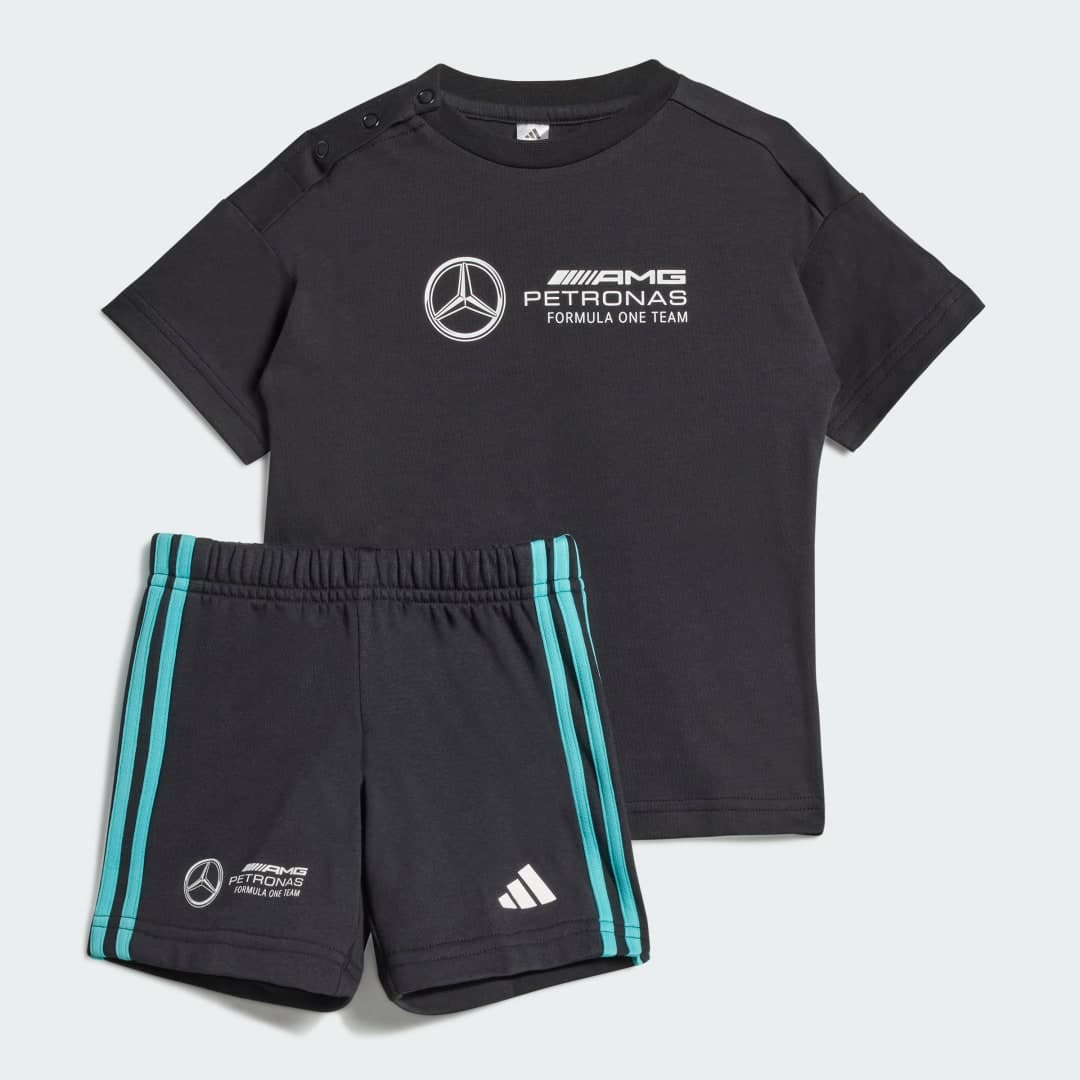 ZESTAW MERCEDES - AMG PETRONAS FORMULA ONE TEAM DNA BABY SHORT SLEEVE