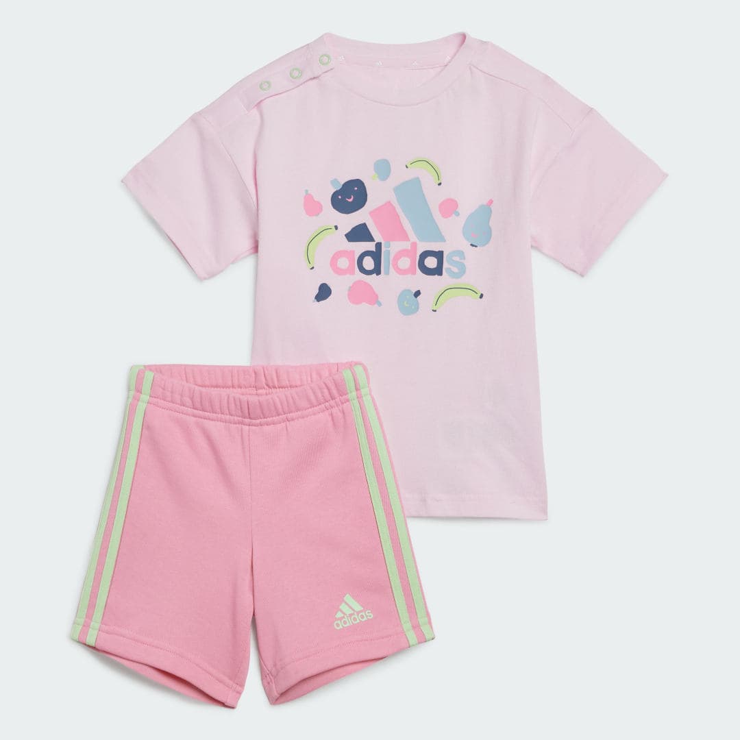 Zestaw Essentials Allover Print Tee Kids