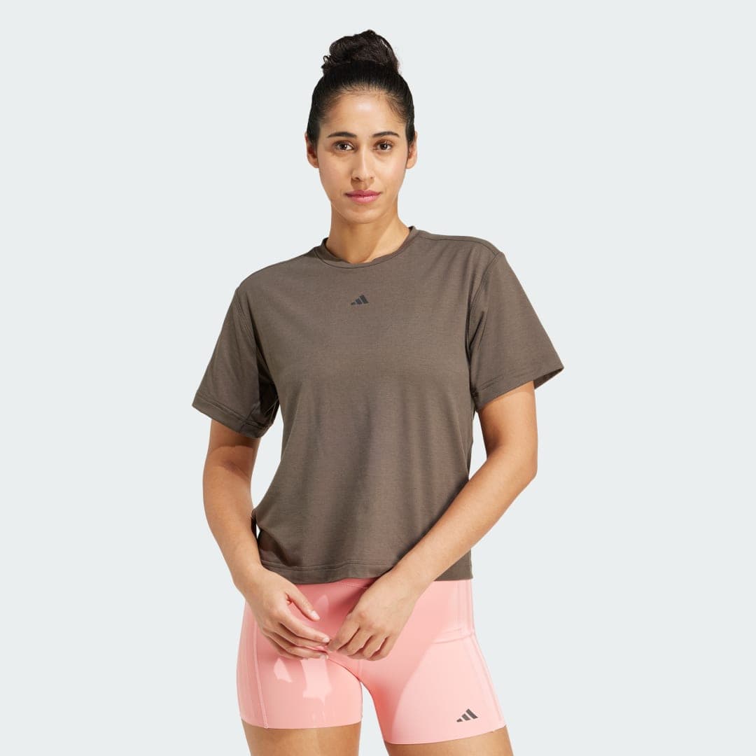 PrimeLift Back-Cutout 3-Stripes T-Shirt