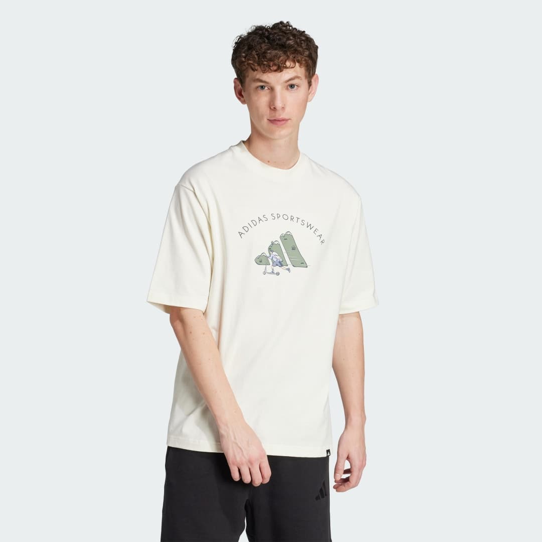 Codes Doodle Scooter Graphic Tee