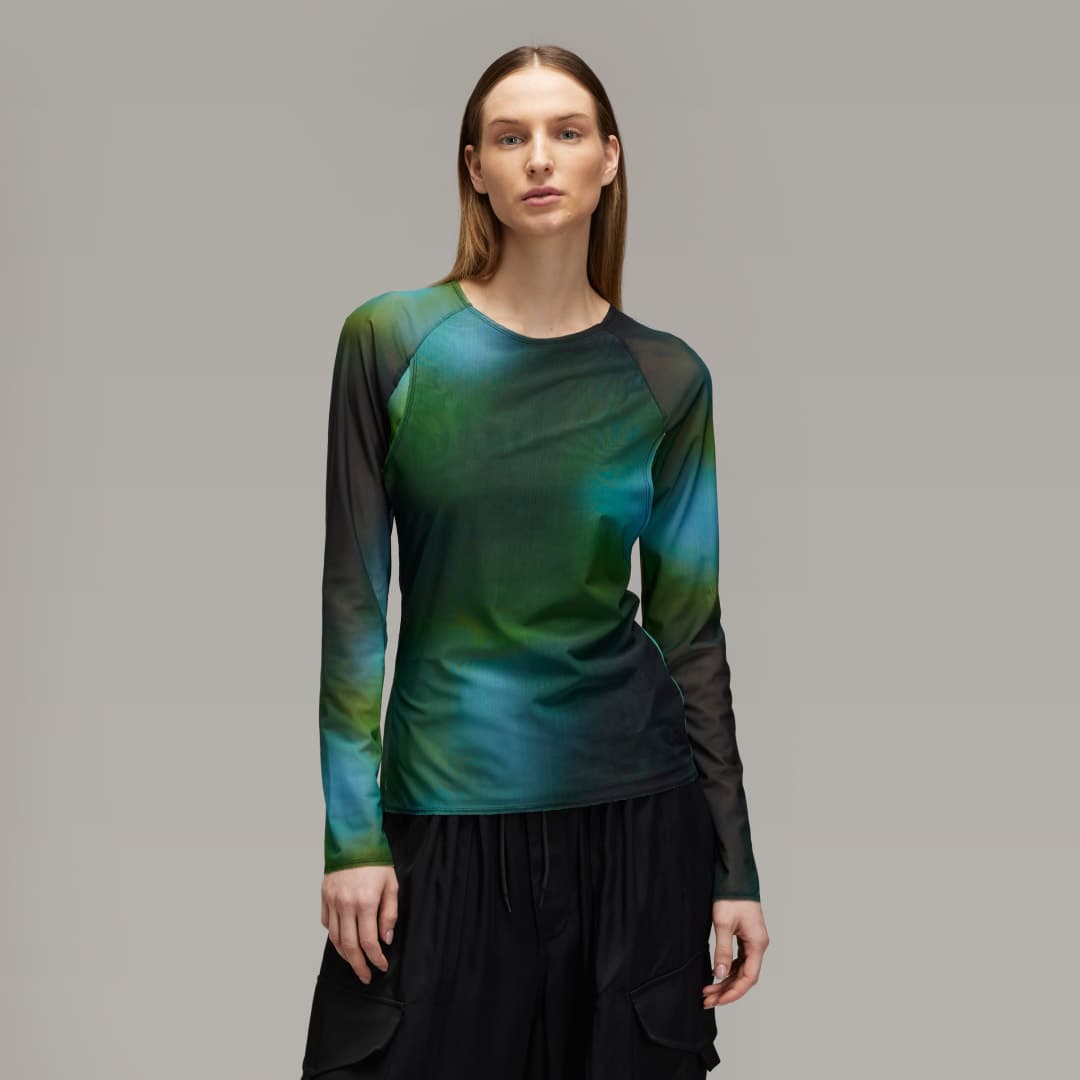 Koszulka Y-3 Allover Print Mesh Fitted