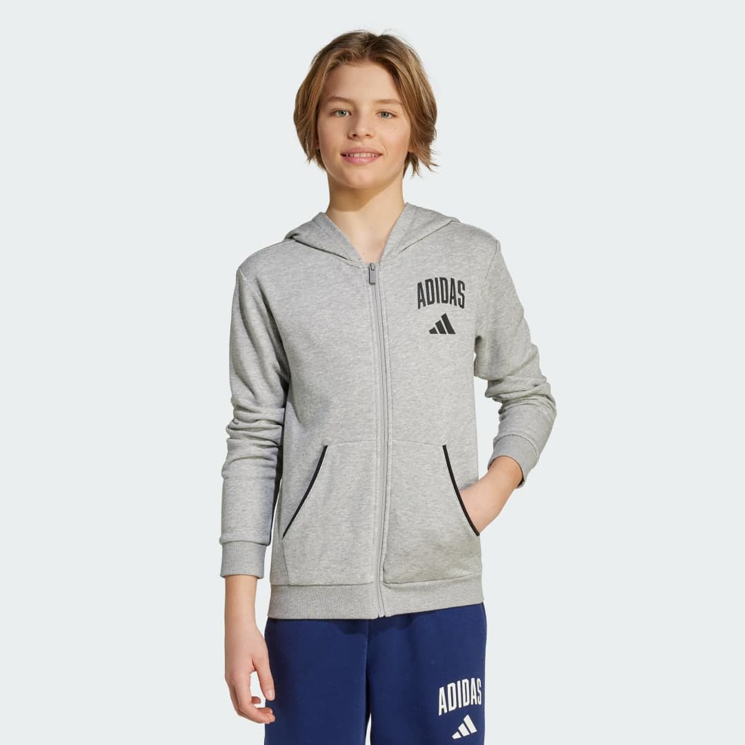 Seasonals Essentials Collegiate Typography Full-Zip Hoody Kids