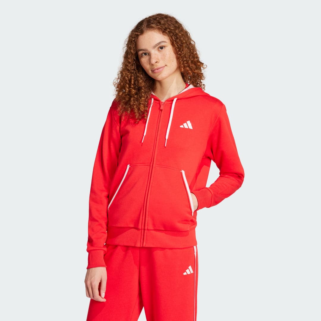 Essentials Color Pop French Terry Full-Zip Hoodie