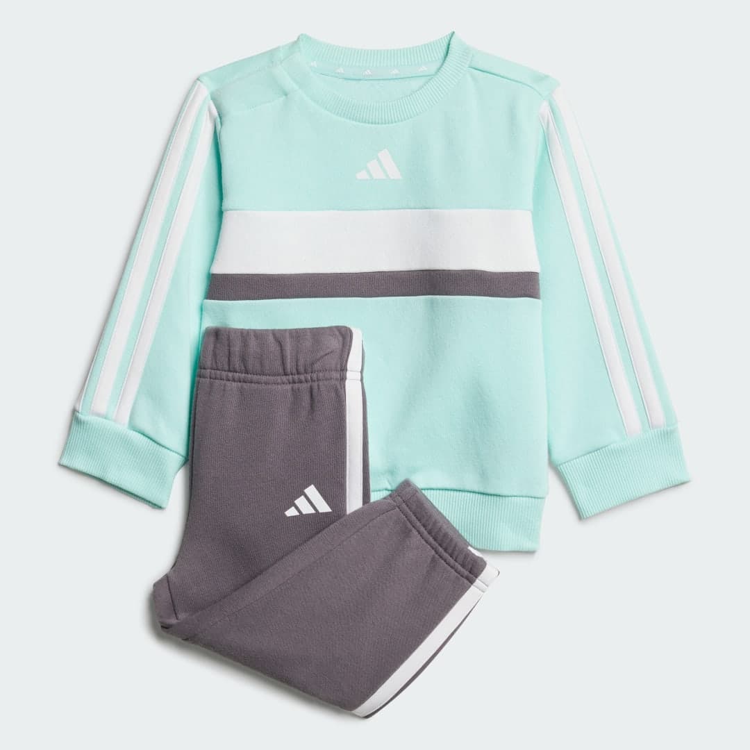 Zestaw Seasonal Essentials Tiberio 3-Stripes Fleece Crew Kids