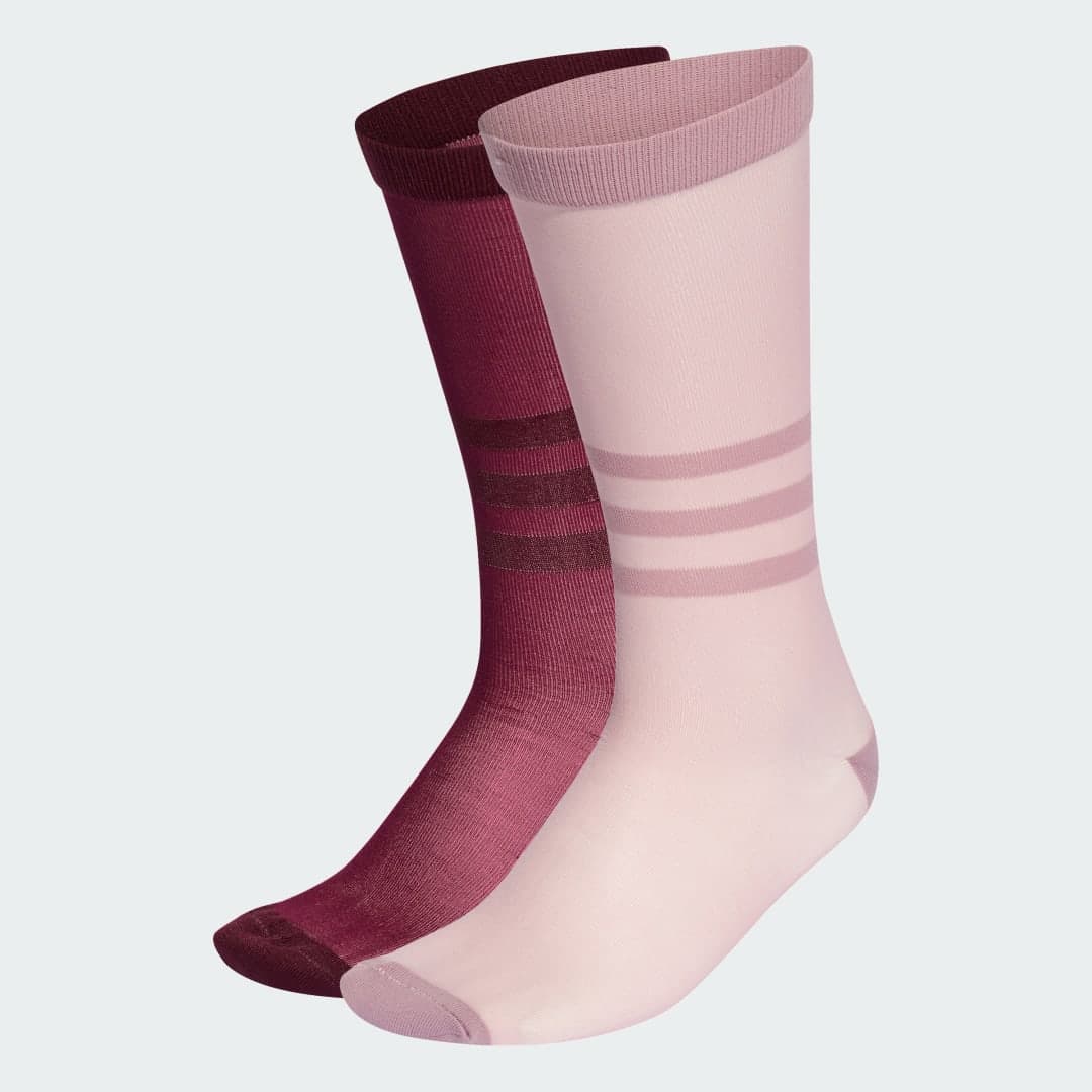 SKARPETY SHEER HIGH CREW, 2 PARY