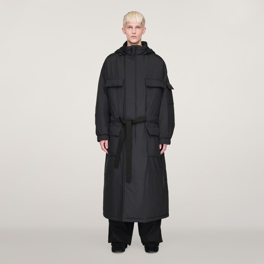 Parka z kapturem Y-3 Padded