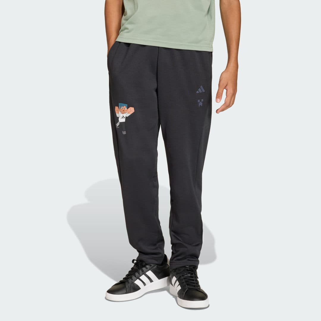 SPODNIE TRENIGNOWE ADIDAS MINECRAFT