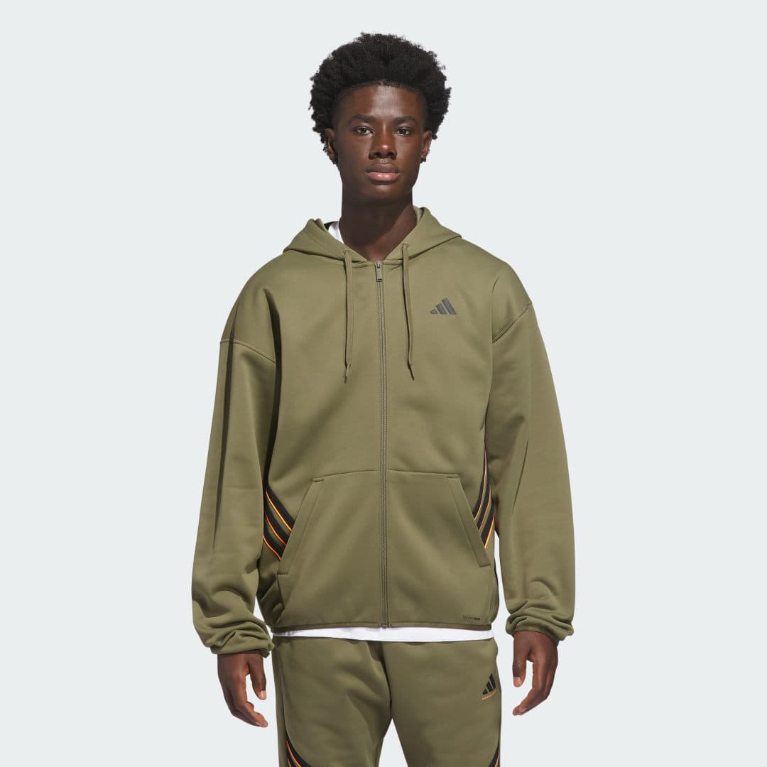 BLUZA Z KAPTUREM ADIDAS CRAZY WARM FULLZIP