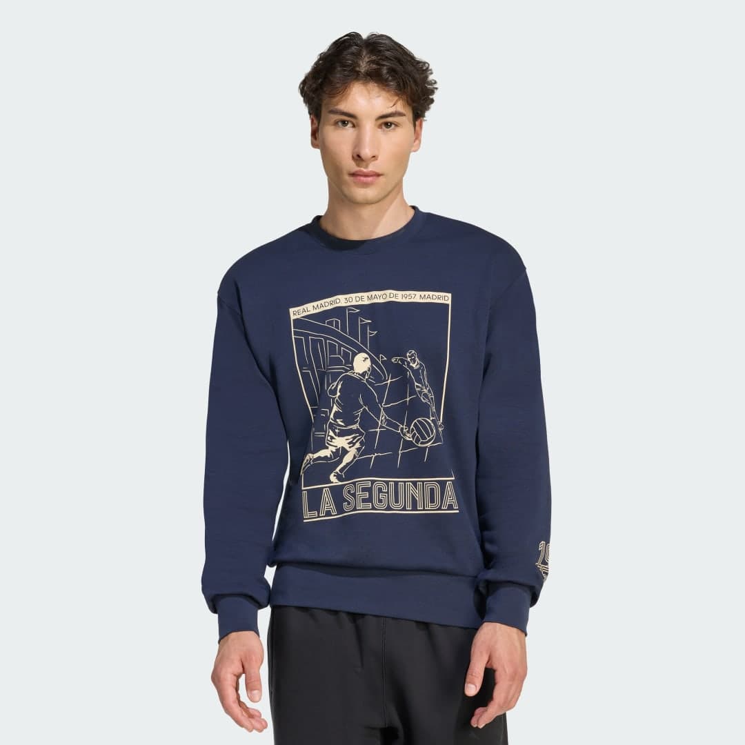 Bluza Real Madrid Heritage Crew Sweat
