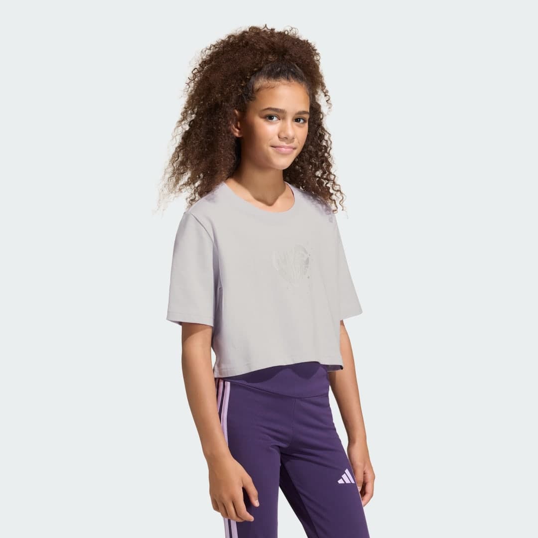 EVERYDAY GLAM CROPPED GRAPHIC T-SHIRT JUNIOR
