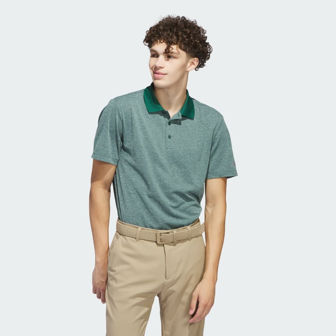 Adi Performance Heathered Polo Shirt